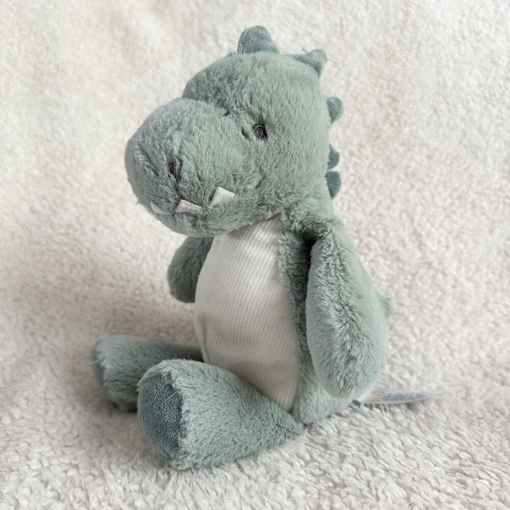 Carters Just One You Green Dinosaur T-Rex Plush 10” Baby Lovey Toy